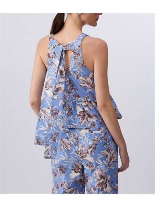 Poplin top with bow Liu Jo | WA6365T4853.P9502